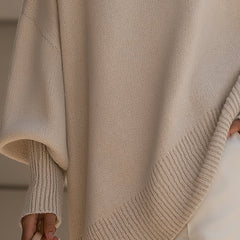Wrenella - Relaxed Oversized Pullover Casual Office Wear — view 3 of 9