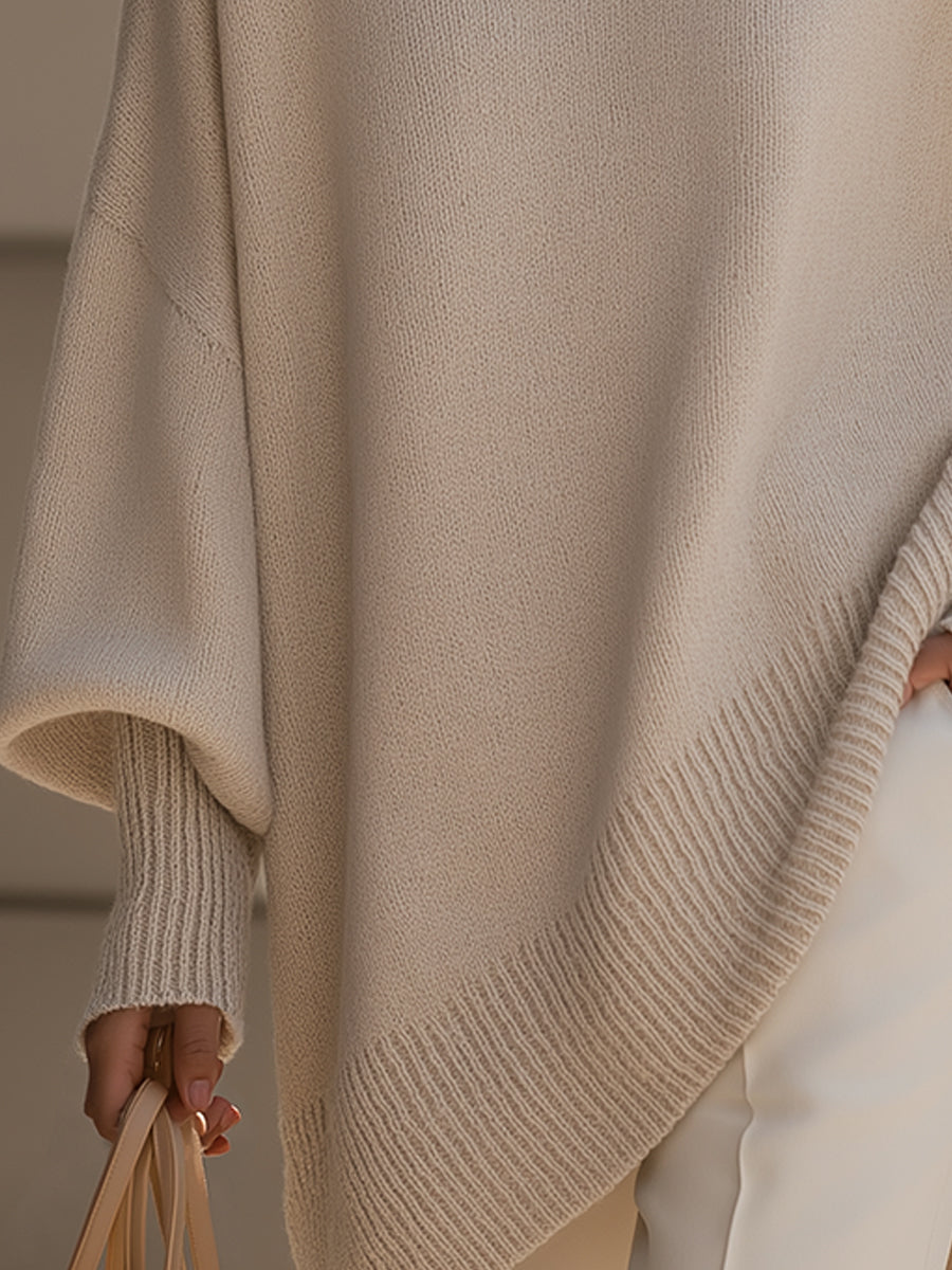 Wrenella - Relaxed Oversized Pullover Casual Office Wear — view 3 of 9