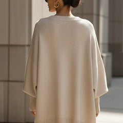 Wrenella - Relaxed Oversized Pullover Casual Office Wear — view 4 of 9