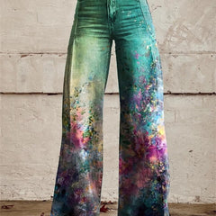 Sereva - High Waisted Wide Leg Trousers Everyday Wear