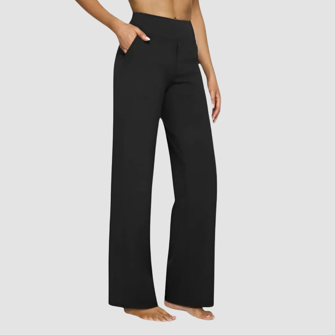 Halowen - High Waist Wide Leg Sweatpants Everyday Wear — view 8 of 10