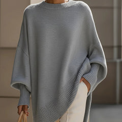 Wrenella - Relaxed Oversized Pullover Casual Office Wear — view 7 of 9