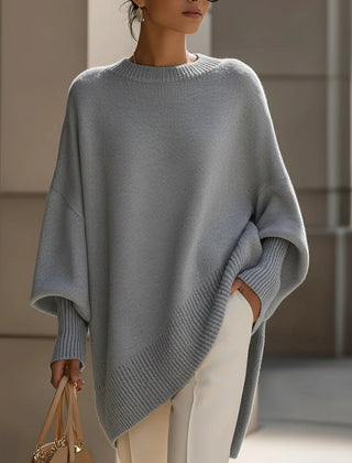 Wrenella - Relaxed Oversized Pullover Casual Office Wear — view 7 of 9