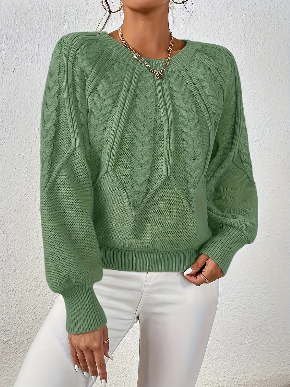 Verlana - Cable Knit Sweater For Everyday Wear — view 3 of 10