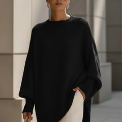 Wrenella - Relaxed Oversized Pullover Casual Office Wear — view 8 of 9