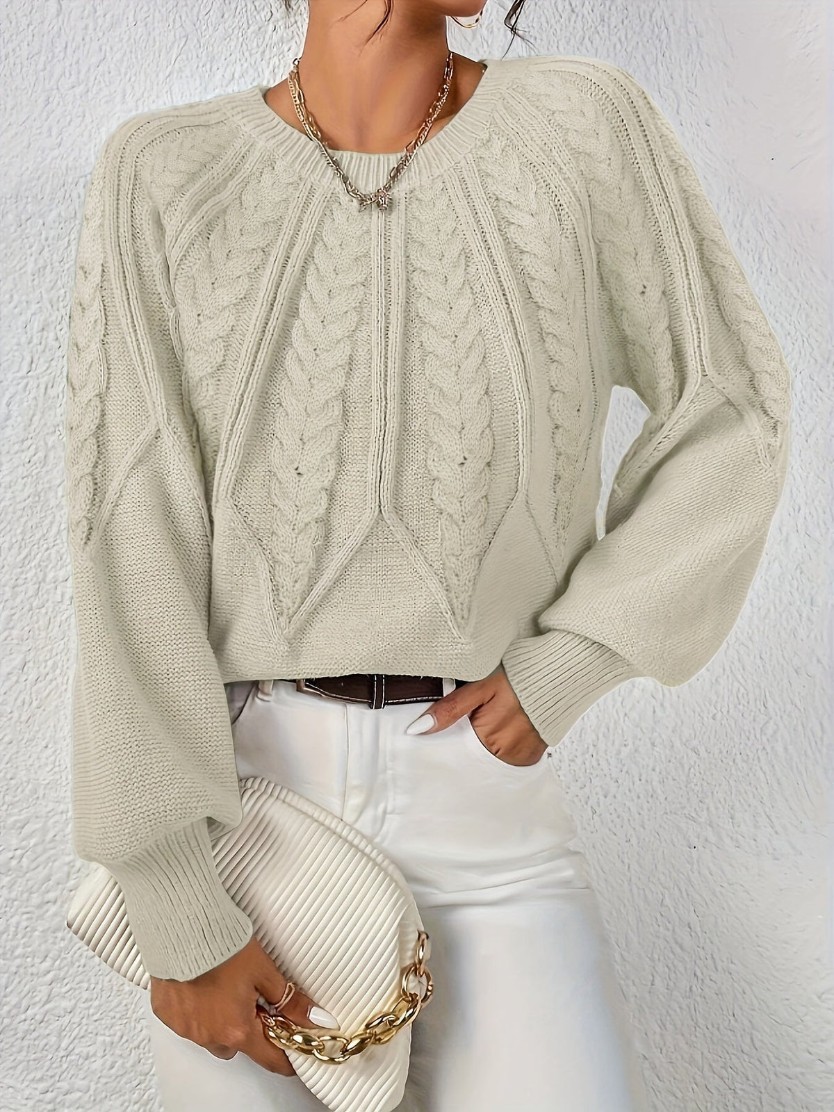 Verlana - Cable Knit Sweater For Everyday Wear — view 5 of 10