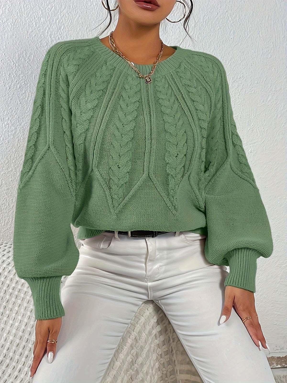 Verlana - Cable Knit Sweater For Everyday Wear — view 2 of 10
