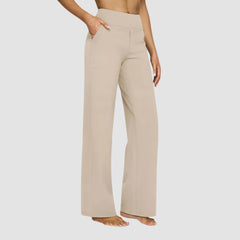 Halowen - High Waist Wide Leg Sweatpants Everyday Wear — view 6 of 10