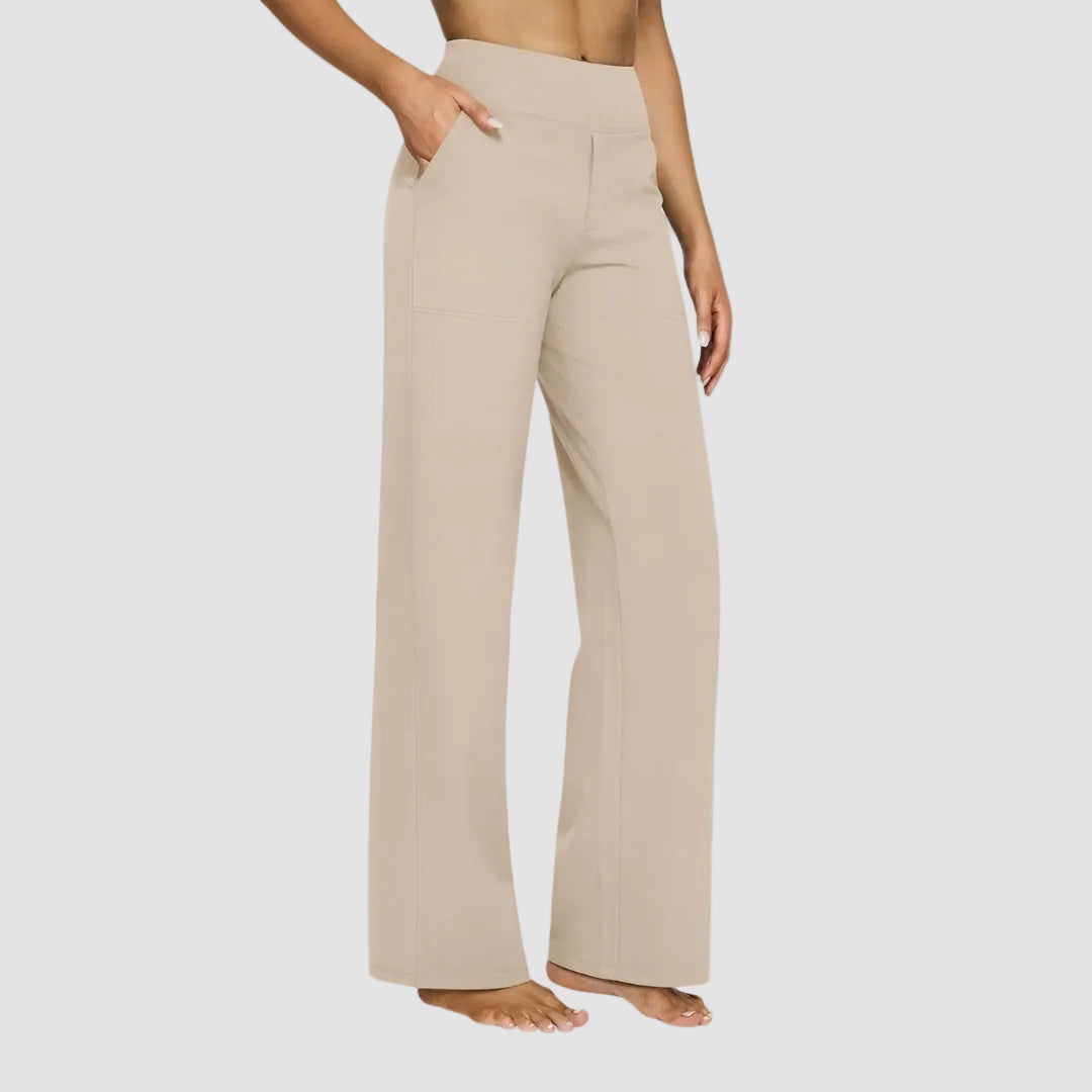 Halowen - High Waist Wide Leg Sweatpants Everyday Wear — view 6 of 10