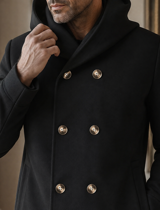 Marrowick - Mid-Length Hooded Coat Autumn Winter Wear — view 5 of 5