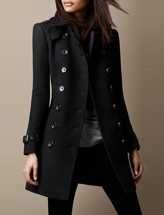 Belmerra - Tailored Wool Blend Coat Cold Weather Wear — view 4 of 6