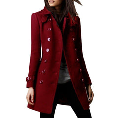 Belmerra - Tailored Wool Blend Coat Cold Weather Wear — view 3 of 6