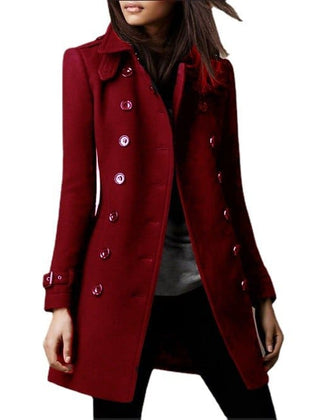 Belmerra - Tailored Wool Blend Coat Cold Weather Wear — view 3 of 6