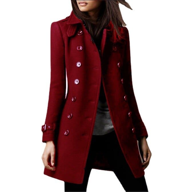 Belmerra - Tailored Wool Blend Coat Cold Weather Wear — view 3 of 6
