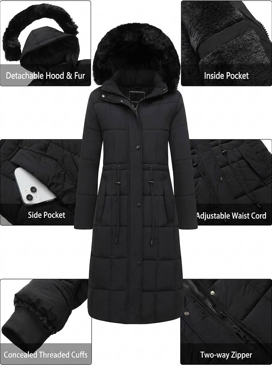 Wintermere - Long Waterproof Winter Parka Cold Weather Commuting — view 4 of 10