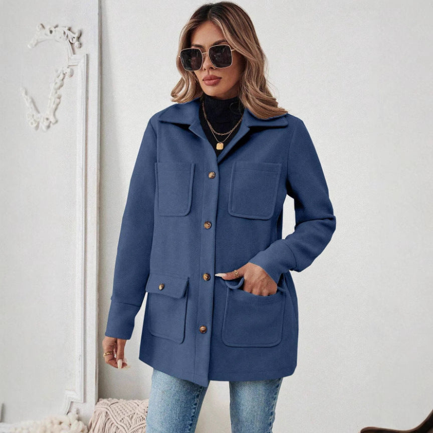Merenna - Utility Jacket Relaxed Weekend Or Office Wear — view 3 of 10