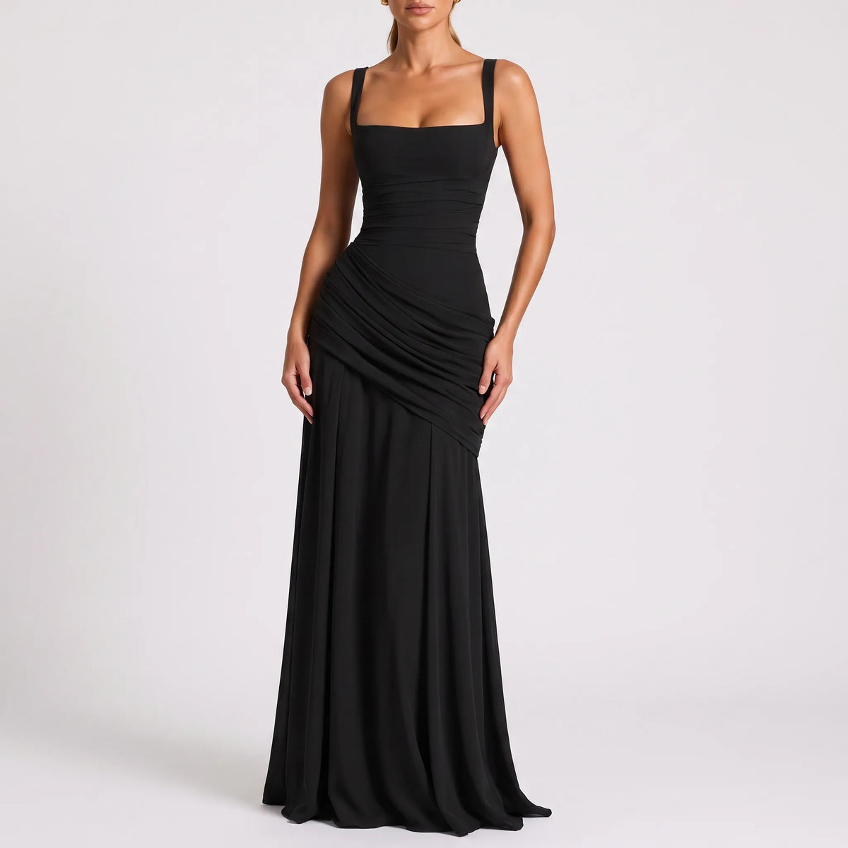 Ruchera - Square Neck Formal Dress Formal Evening Events
