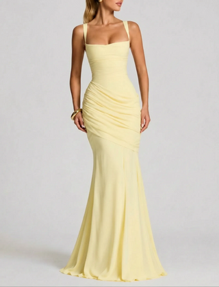 Ruchera - Square Neck Formal Dress Formal Evening Events
