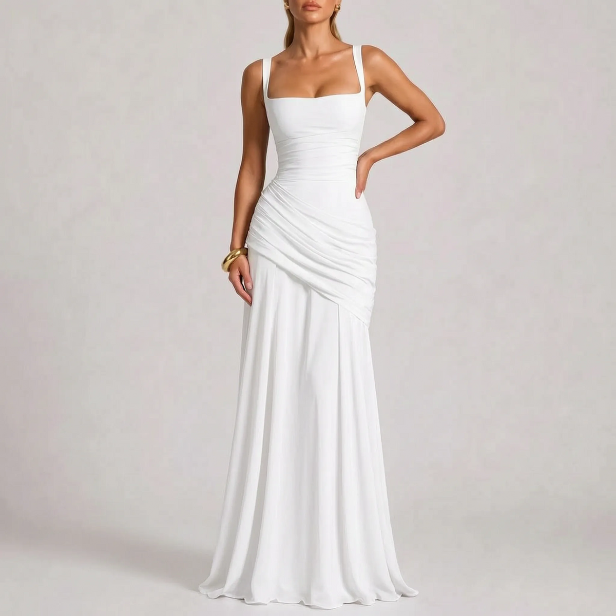 Ruchera - Square Neck Formal Dress Formal Evening Events