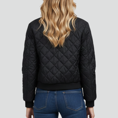 Corvelle - Quilted Zip Jacket Casual Everyday Layering — view 5 of 5