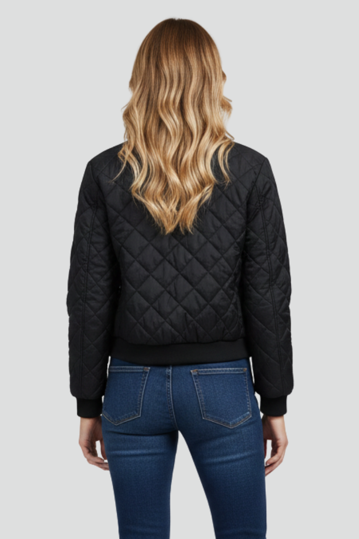 Corvelle - Quilted Zip Jacket Casual Everyday Layering — view 5 of 5