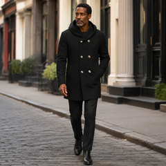 Marrowick - Mid-Length Hooded Coat Autumn Winter Wear — view 4 of 5