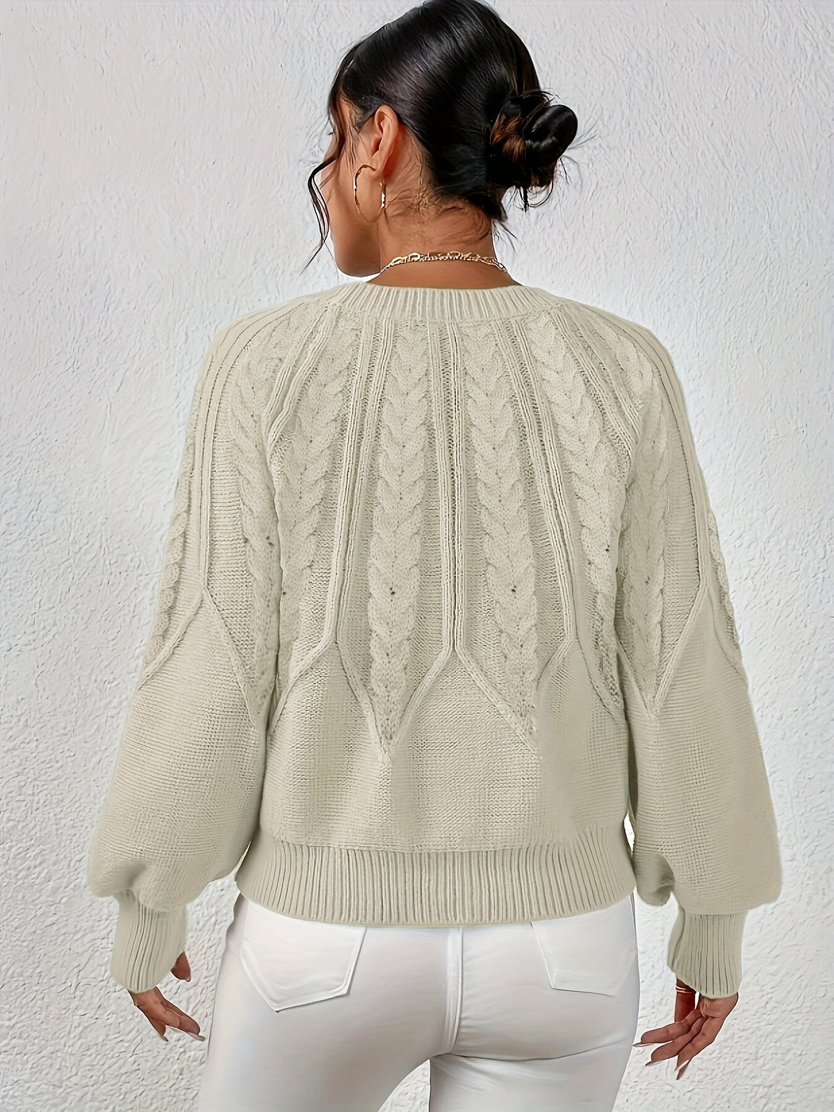 Verlana - Cable Knit Sweater For Everyday Wear — view 6 of 10