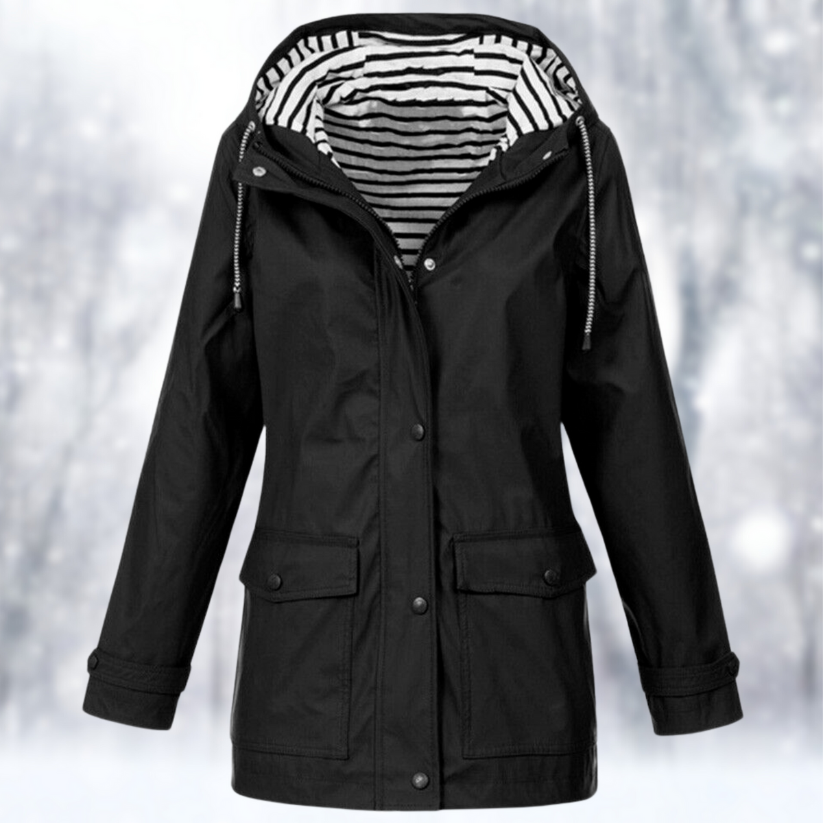Marisol - Hooded Waterproof Rain Jacket Everyday Wear — view 2 of 4
