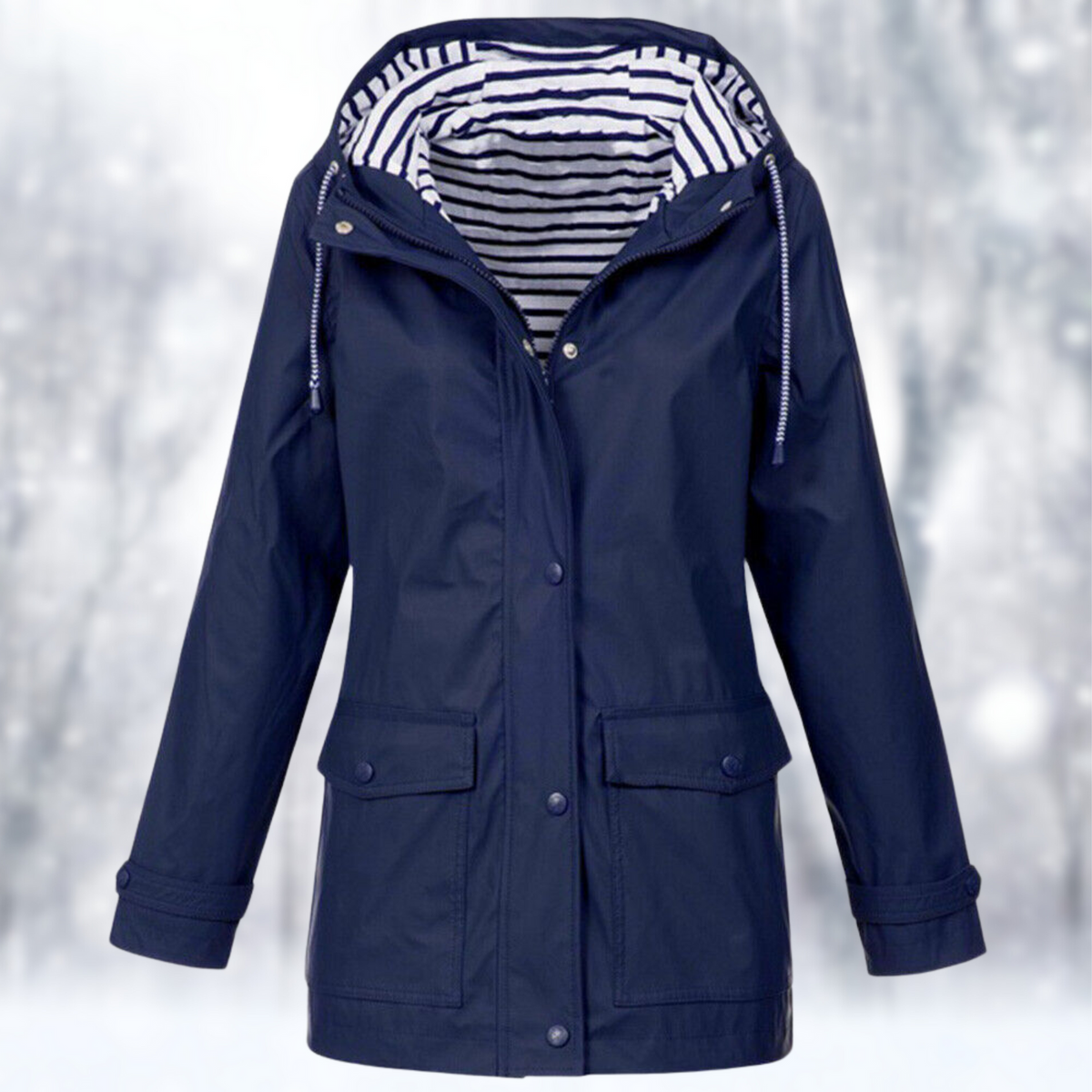 Marisol - Hooded Waterproof Rain Jacket Everyday Wear — view 3 of 4