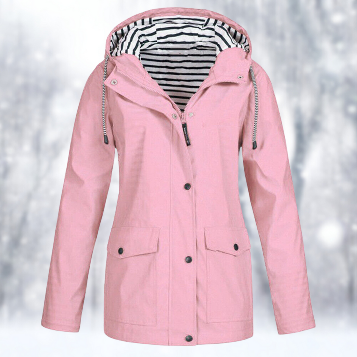 Marisol - Hooded Waterproof Rain Jacket Everyday Wear — view 4 of 4