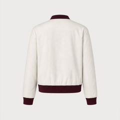 Alvenna - Contrasting Zip Jacket Autumn Winter Casual — view 3 of 4