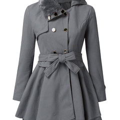 Ashvelle - Belted Wool Look Coat Winter Occasions — view 3 of 6