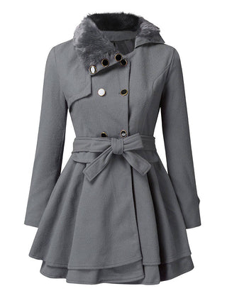 Ashvelle - Belted Wool Look Coat Winter Occasions — view 3 of 6