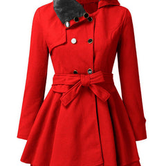 Ashvelle - Belted Wool Look Coat Winter Occasions — view 4 of 6
