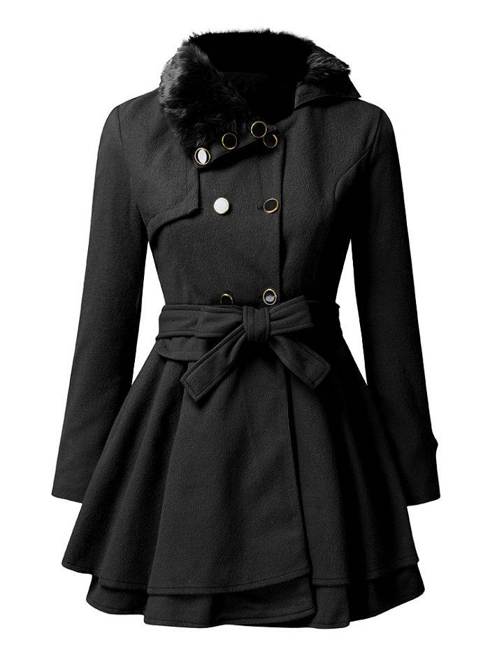 Ashvelle - Belted Wool Look Coat Winter Occasions — view 5 of 6