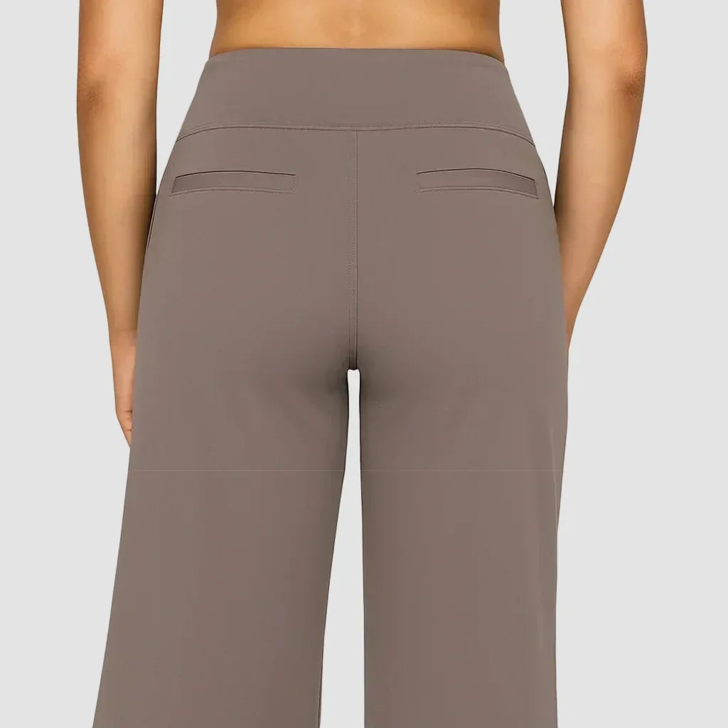Halowen - High Waist Wide Leg Sweatpants Everyday Wear — view 3 of 10