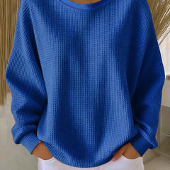 Cadenza - Oversized Waffle Knit Sweater Transitional Layering — view 5 of 10