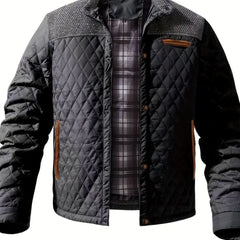 Braemont - Quilted Snap Front Jacket Cool Weather Smart Casual — view 7 of 10