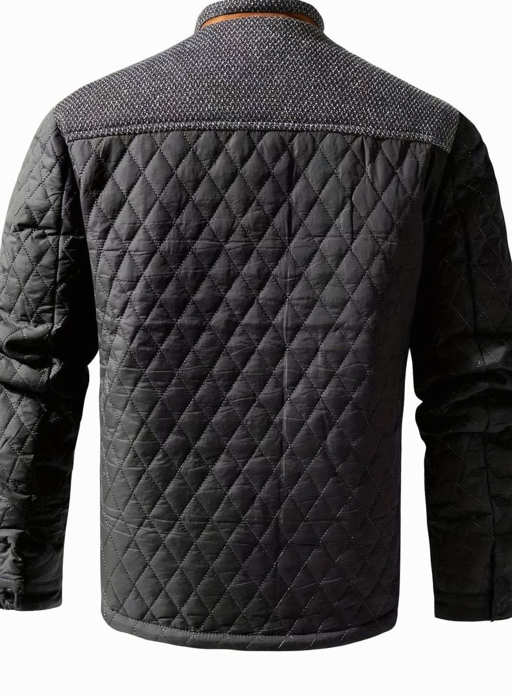 Braemont - Quilted Snap Front Jacket Cool Weather Smart Casual — view 8 of 10