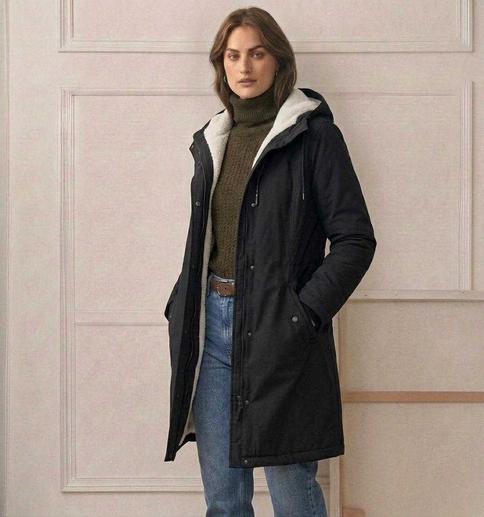 Brambury - Long Line Hooded Coat Wet Weather Days — view 10 of 10
