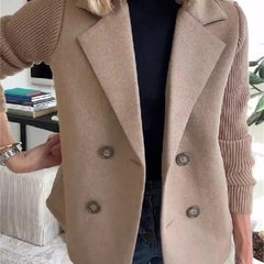 Brenvale - Double Breasted Blazer Jacket Cool Weather Layering
