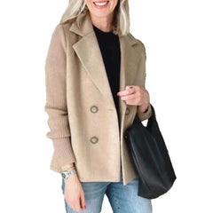 Brenvale - Double Breasted Blazer Jacket Cool Weather Layering — view 2 of 8