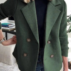 Brenvale - Double Breasted Blazer Jacket Cool Weather Layering — view 7 of 8