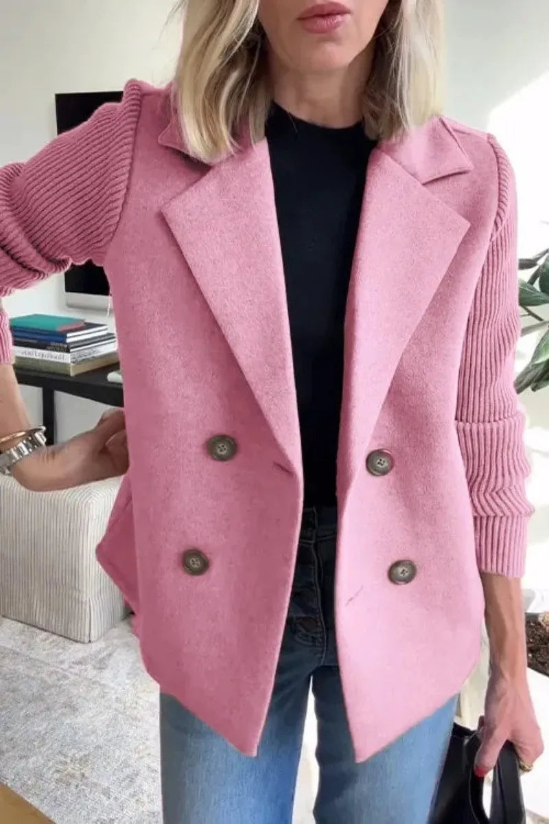 Brenvale - Double Breasted Blazer Jacket Cool Weather Layering — view 8 of 8