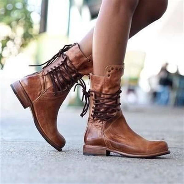 Brindlore - Laced Ankle Boots For Everyday Wear — view 2 of 5
