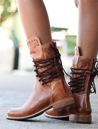 Brindlore - Laced Ankle Boots For Everyday Wear — view 3 of 5