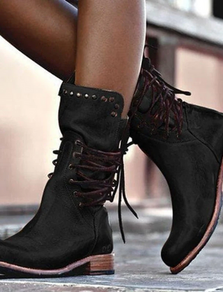 Brindlore - Laced Ankle Boots For Everyday Wear — view 4 of 5