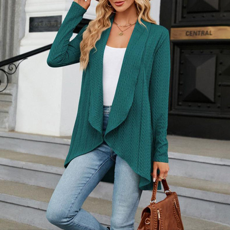 Brisalle - Draped Knit Cardigan For Everyday Layering — view 2 of 10