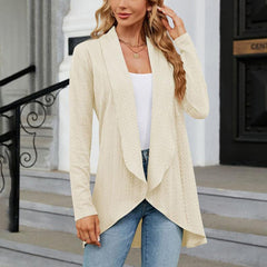 Brisalle - Draped Knit Cardigan For Everyday Layering — view 4 of 10