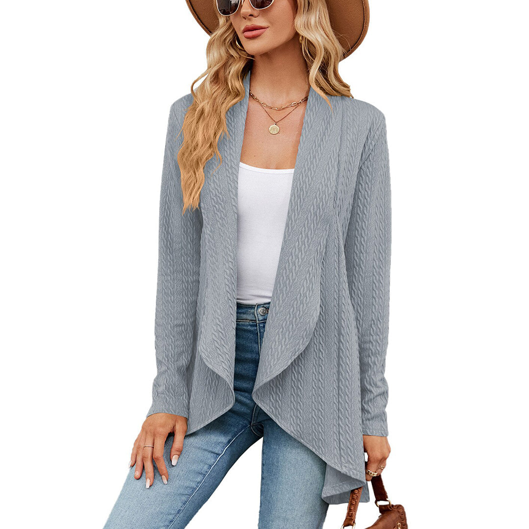Brisalle - Draped Knit Cardigan For Everyday Layering — view 9 of 10